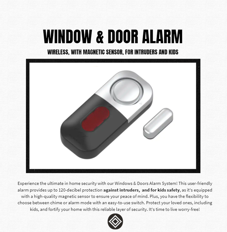 Security Bundle Offer 2 (2DoorStop Alarms+2Window/Door Alarms)