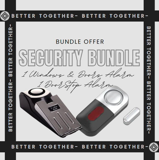Security Bundle Offer 1 (1DoorStop Alarm & 1 Window/Door Alarm)
