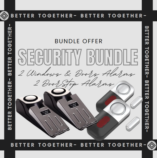 Security Bundle Offer 2 (2DoorStop Alarms+2Window/Door Alarms)